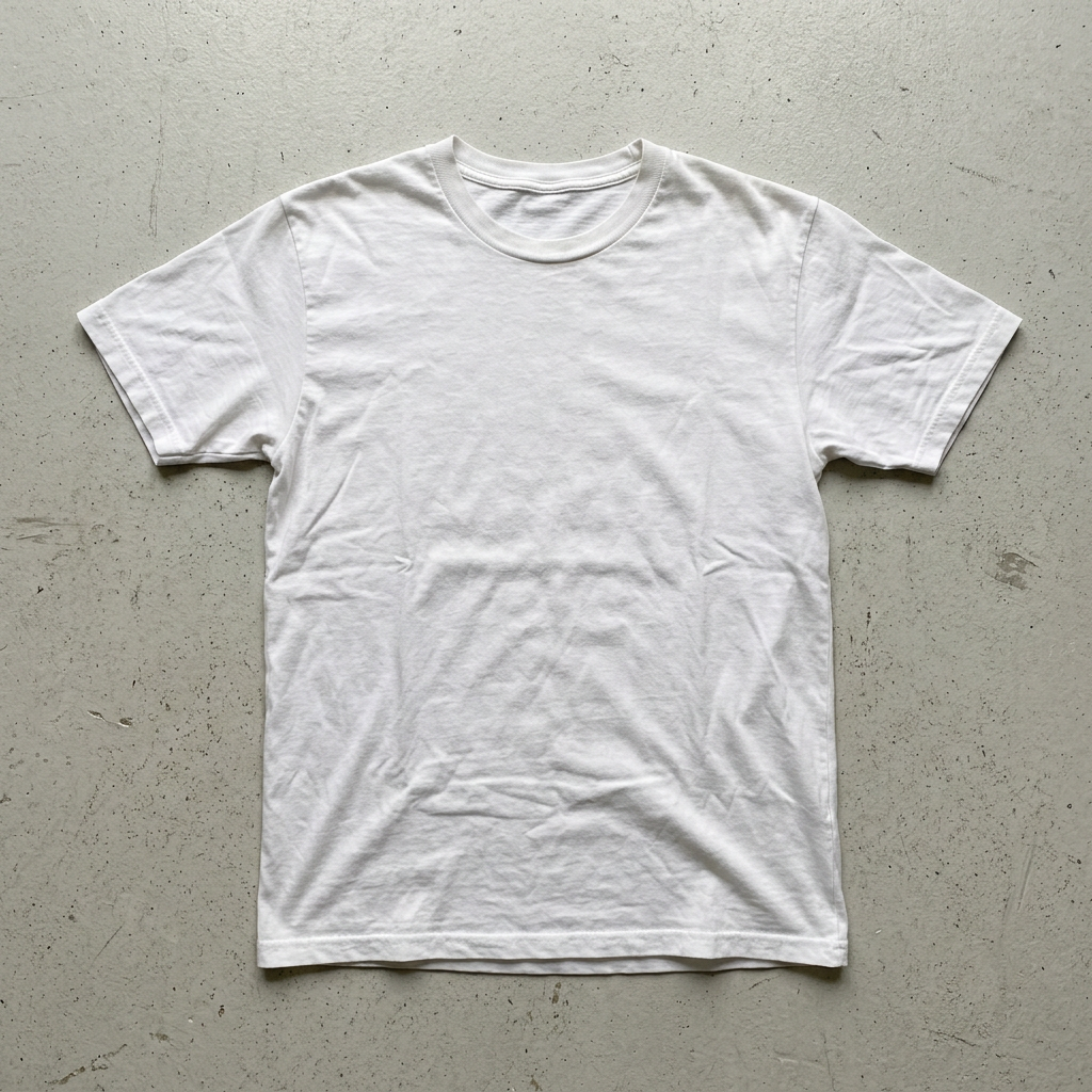 Casual flat lay t-shirt